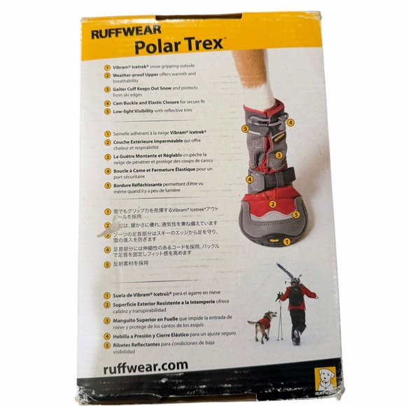 Ruffwear Polar Trex Dog Snow Winter Boots - Picture 6 of 8